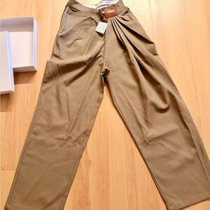 LOEWE High Waist Pleated Tailored Trousers Size M New With Tags